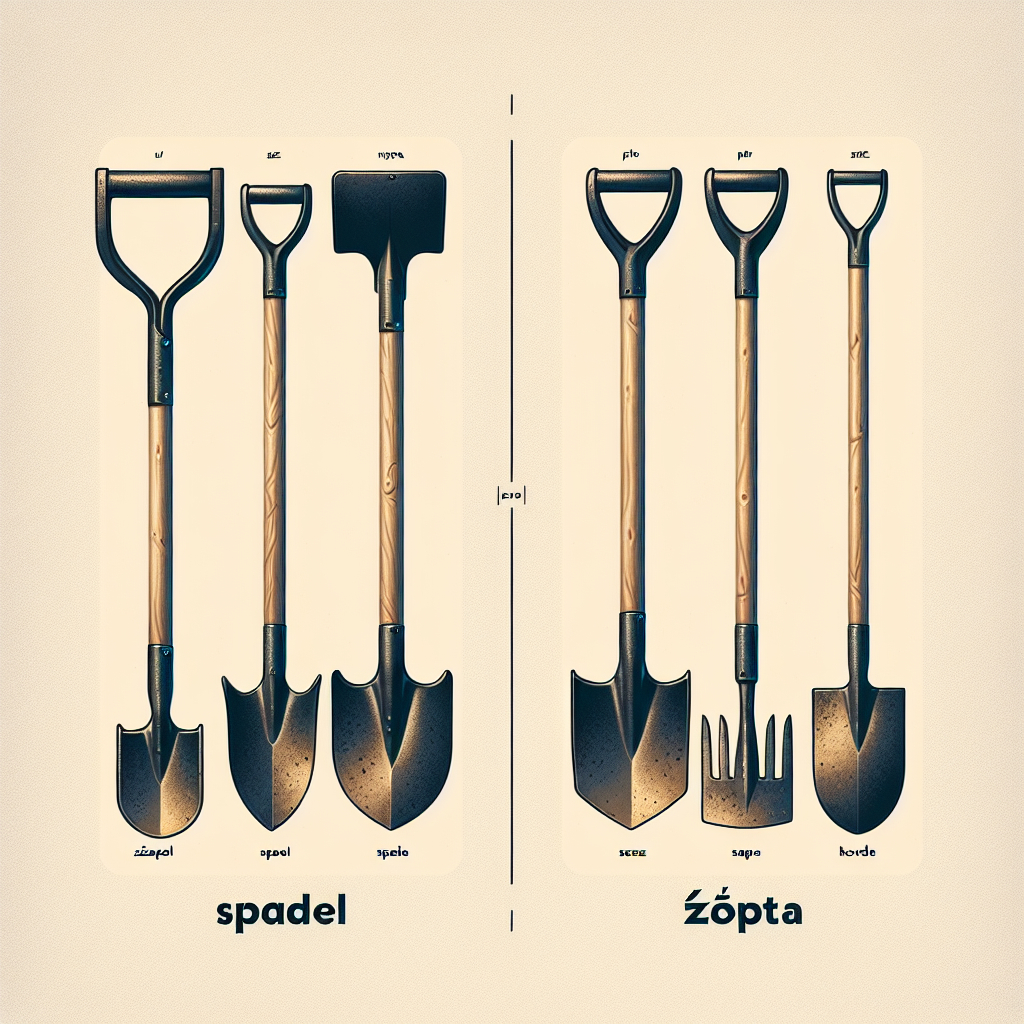 Łopata vs. szpadel: jakie są różnice?