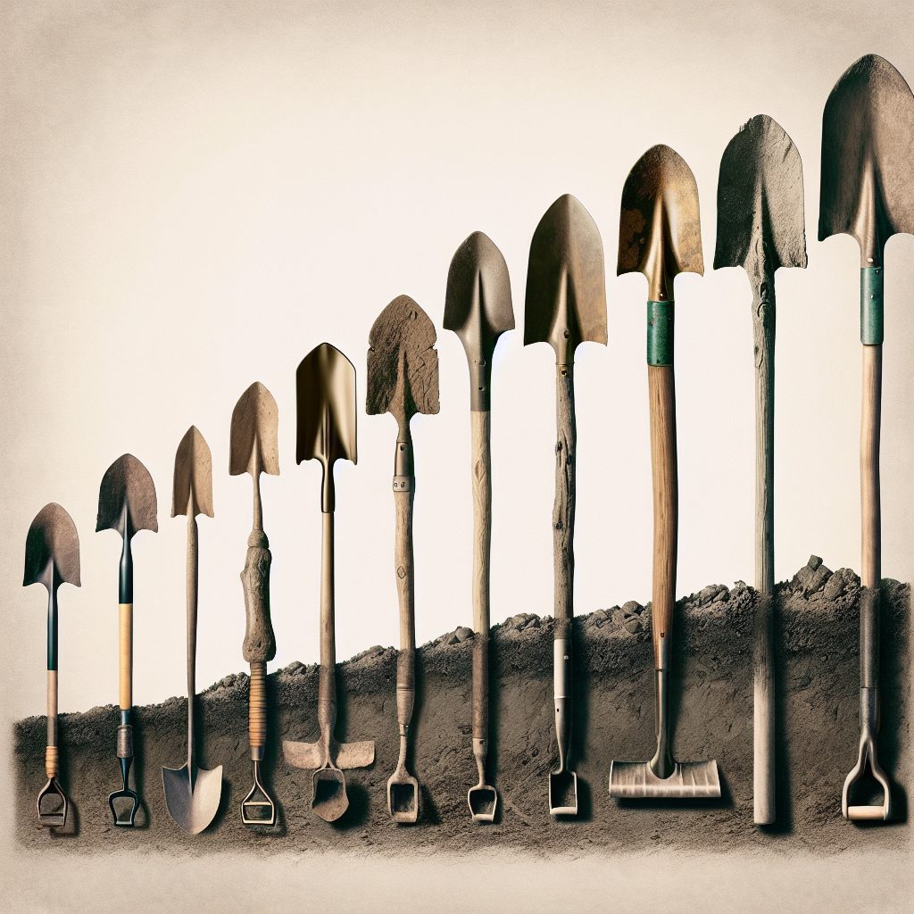 Jak zmieniały się łopaty na przestrzeni wieków?