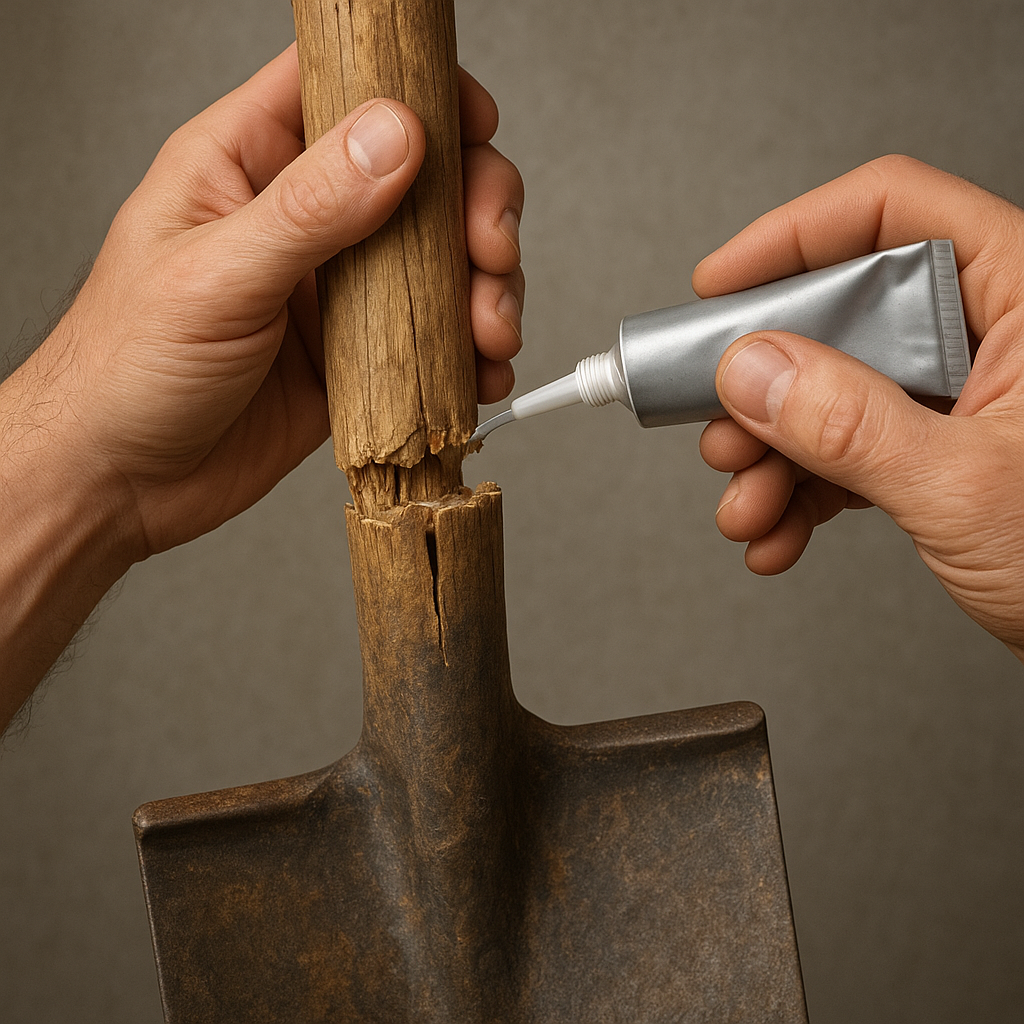 Jak naprawić pęknięty trzonek łopaty