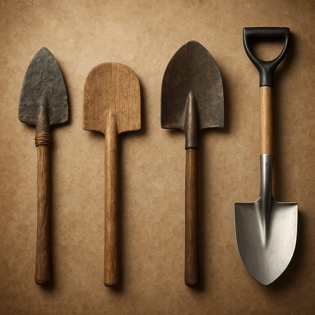 Historia łopaty – od kamienia do stali nierdzewnej