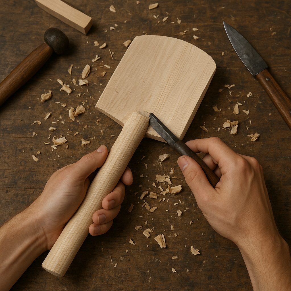 Jak samodzielnie zrobić łopatę z drewna