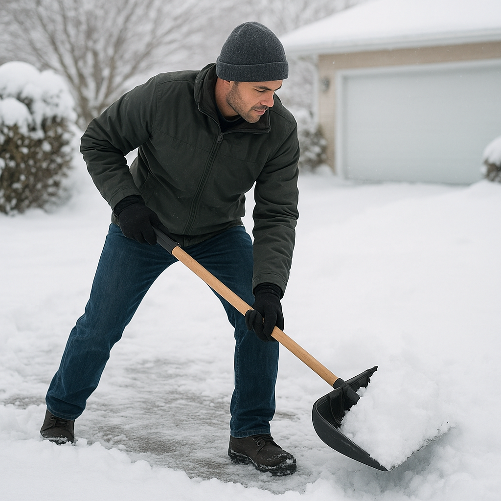 Jak skutecznie usuwać śnieg bez nadwyrężenia pleców