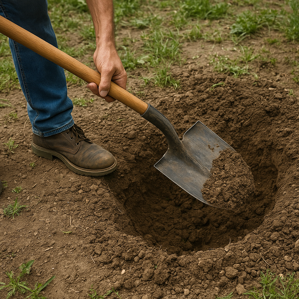 Najczęstsze błędy przy kopaniu łopatą