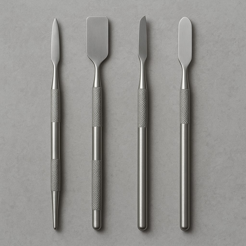 Różne typy łopatek do prac precyzyjnych