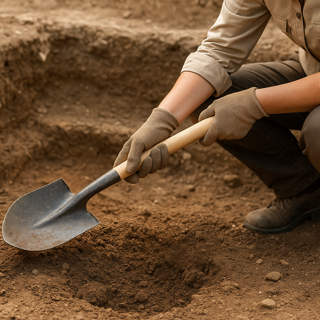 Jak używać łopaty podczas prac archeologicznych