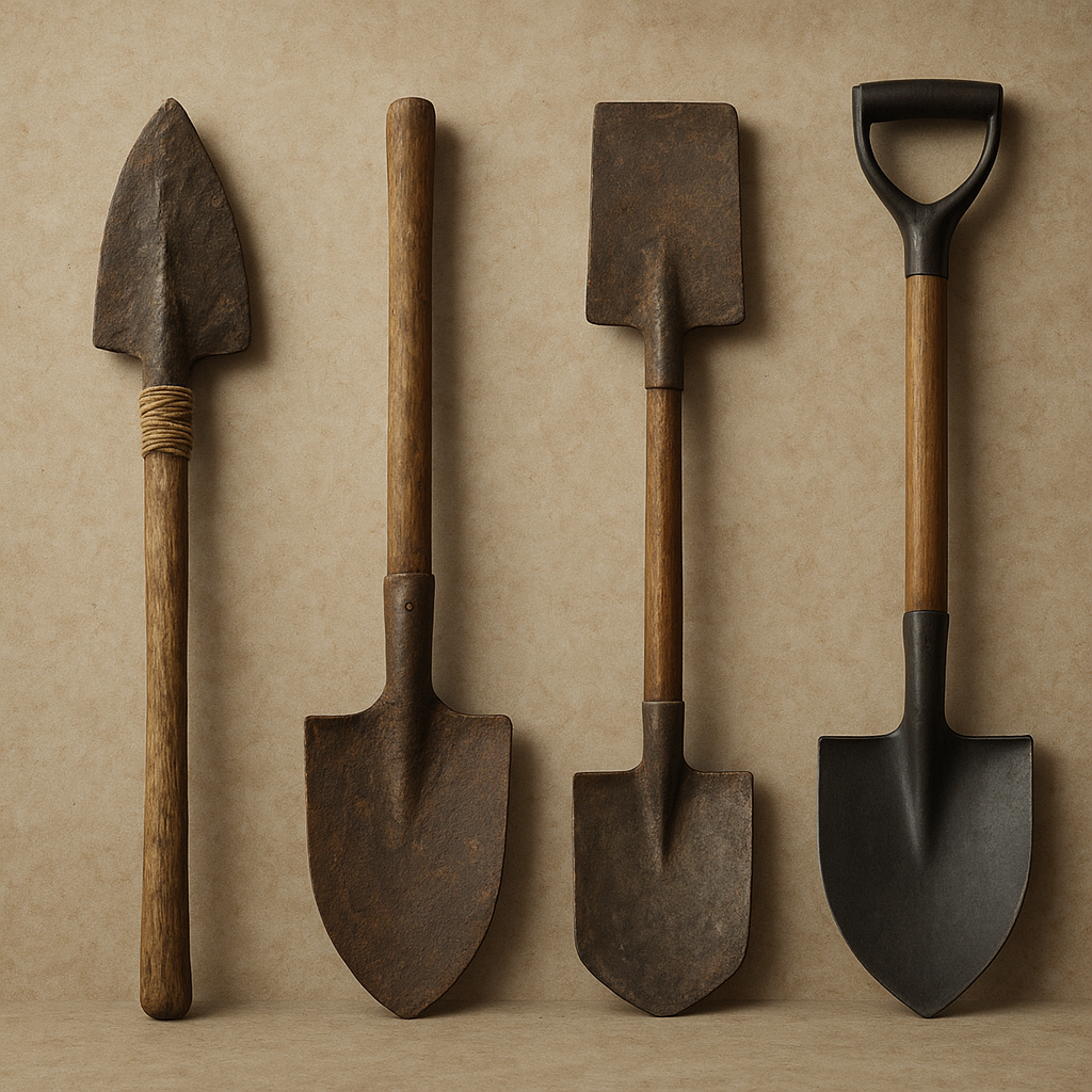 Jak łopaty ewoluowały na przestrzeni wieków