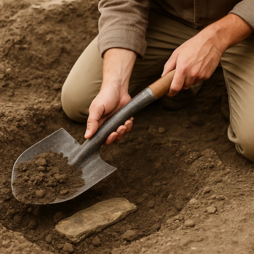Jak używać łopaty w archeologii